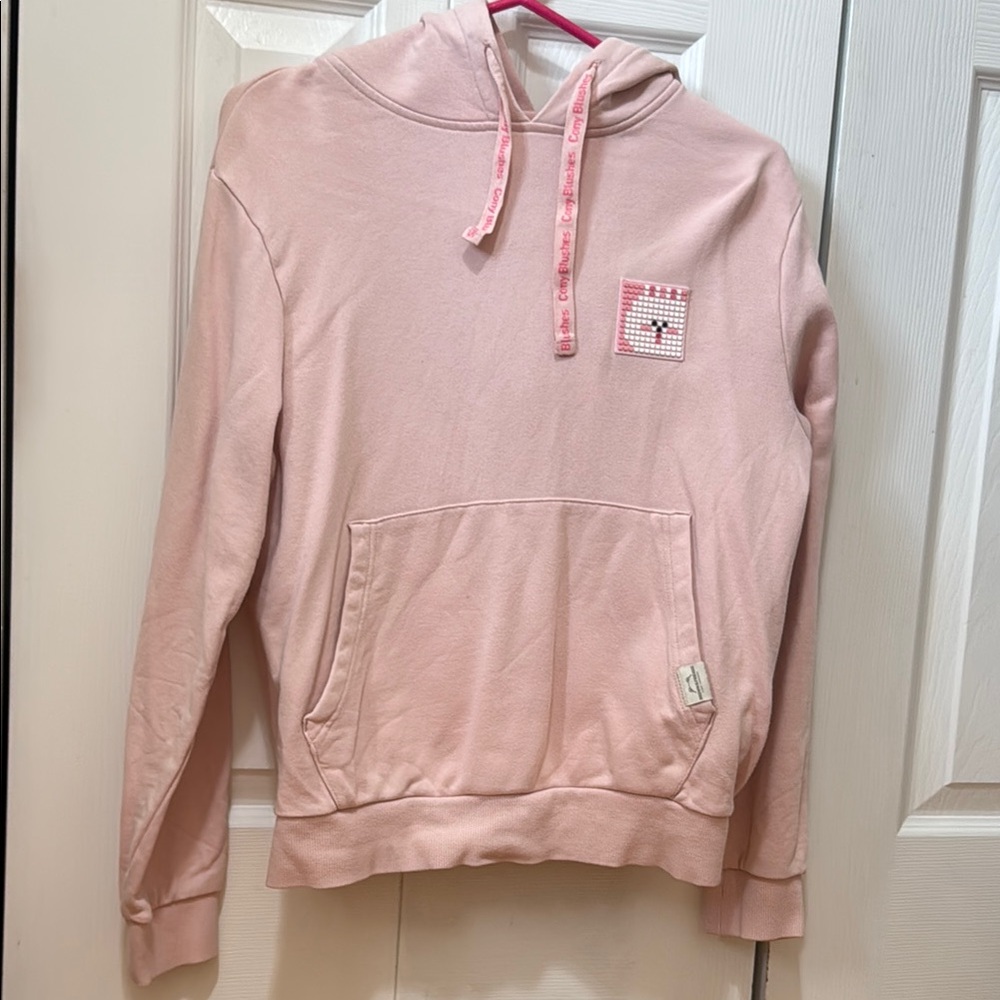 LINE Friends Authentic Pink Hoodie with Cony Pocket Detail